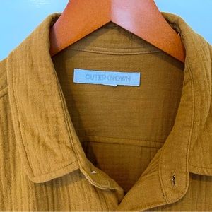 Outerknown Casual Men’s button down shirt, Large